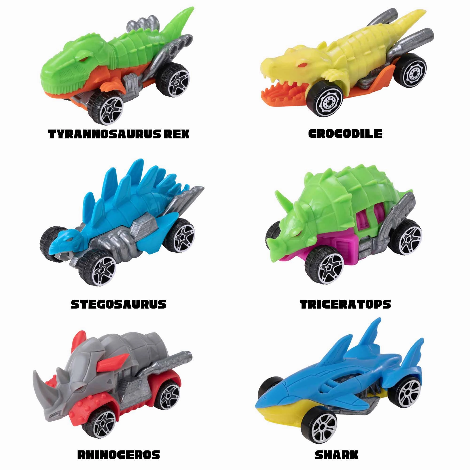 Teamsterz Beast Machine Car Play Set - 6 Cars Included