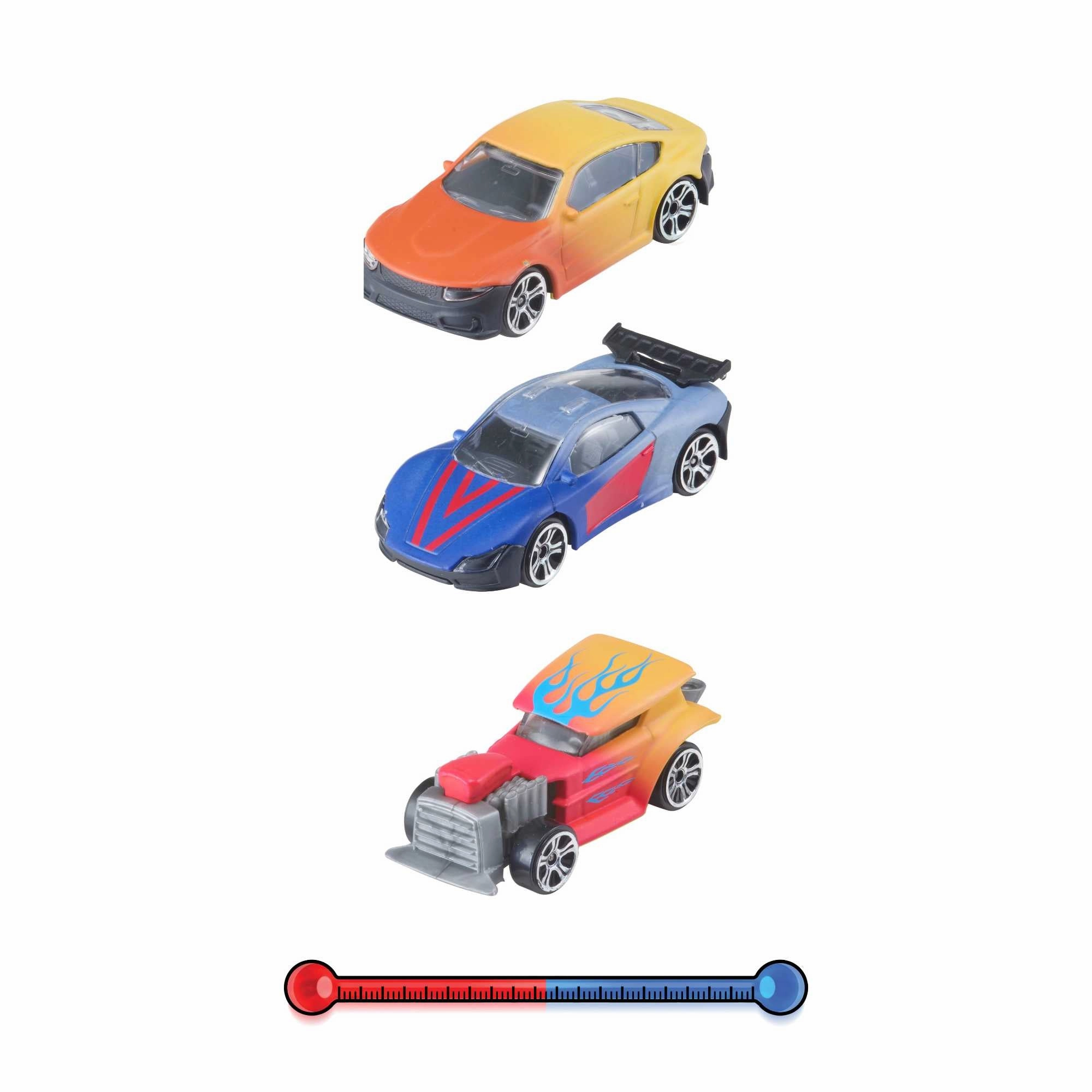 Teamsterz Colour Change Cars Playset - 3 Water Activated Colour Changing Cars