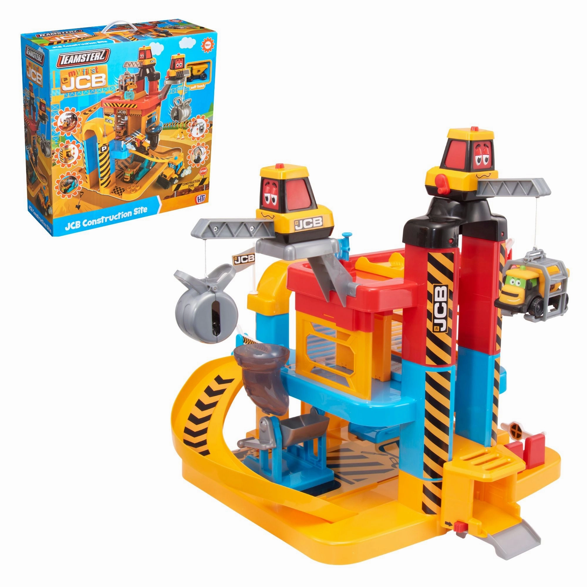 Teamsterz JCB My First 3 Level Garage - Includes Dougie Dump Truck