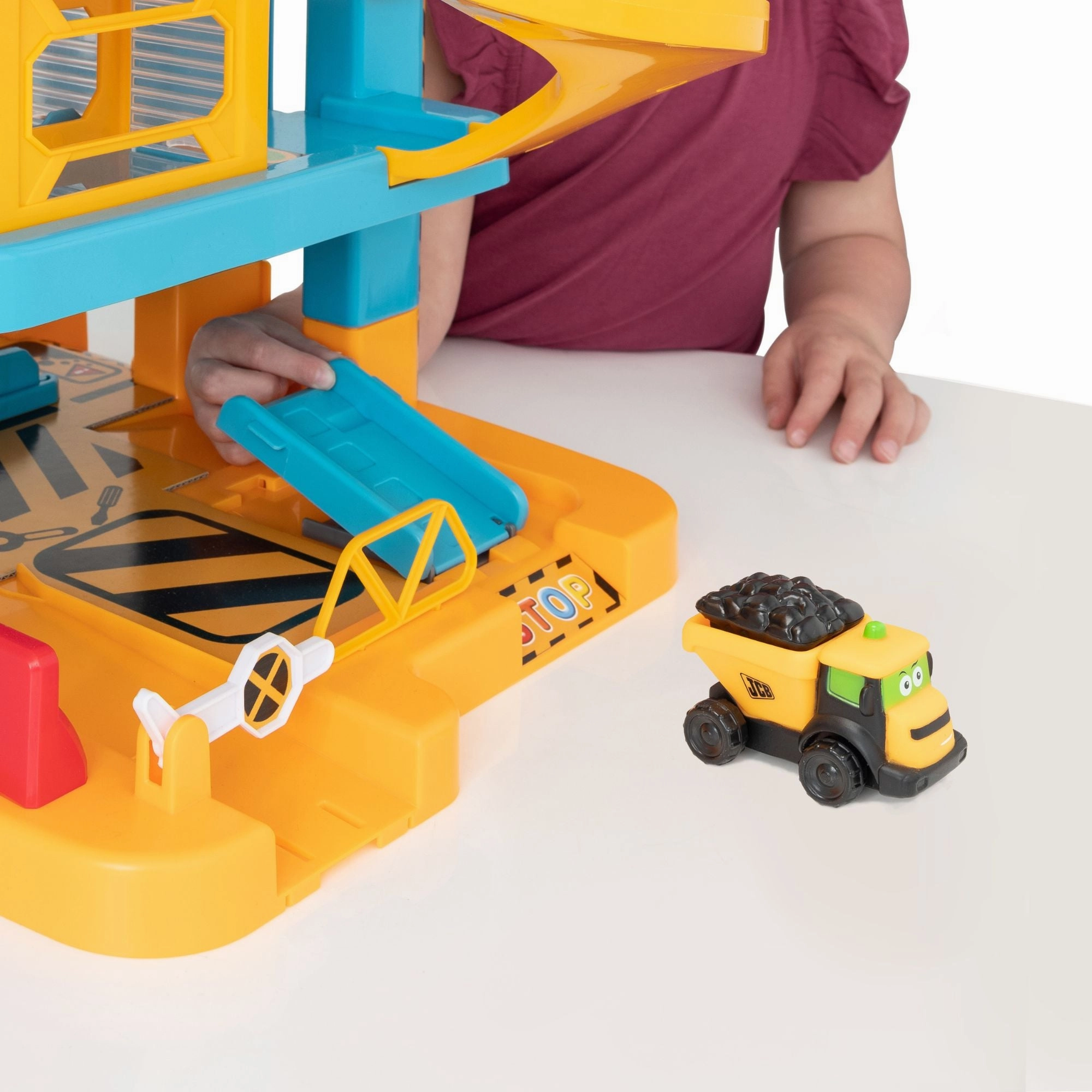 Teamsterz JCB My First 3 Level Garage - Includes Dougie Dump Truck