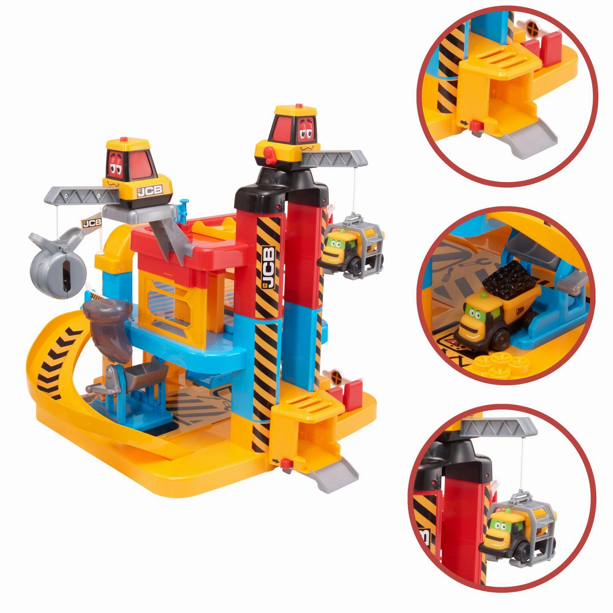 Teamsterz JCB My First 3 Level Garage - Includes Dougie Dump Truck