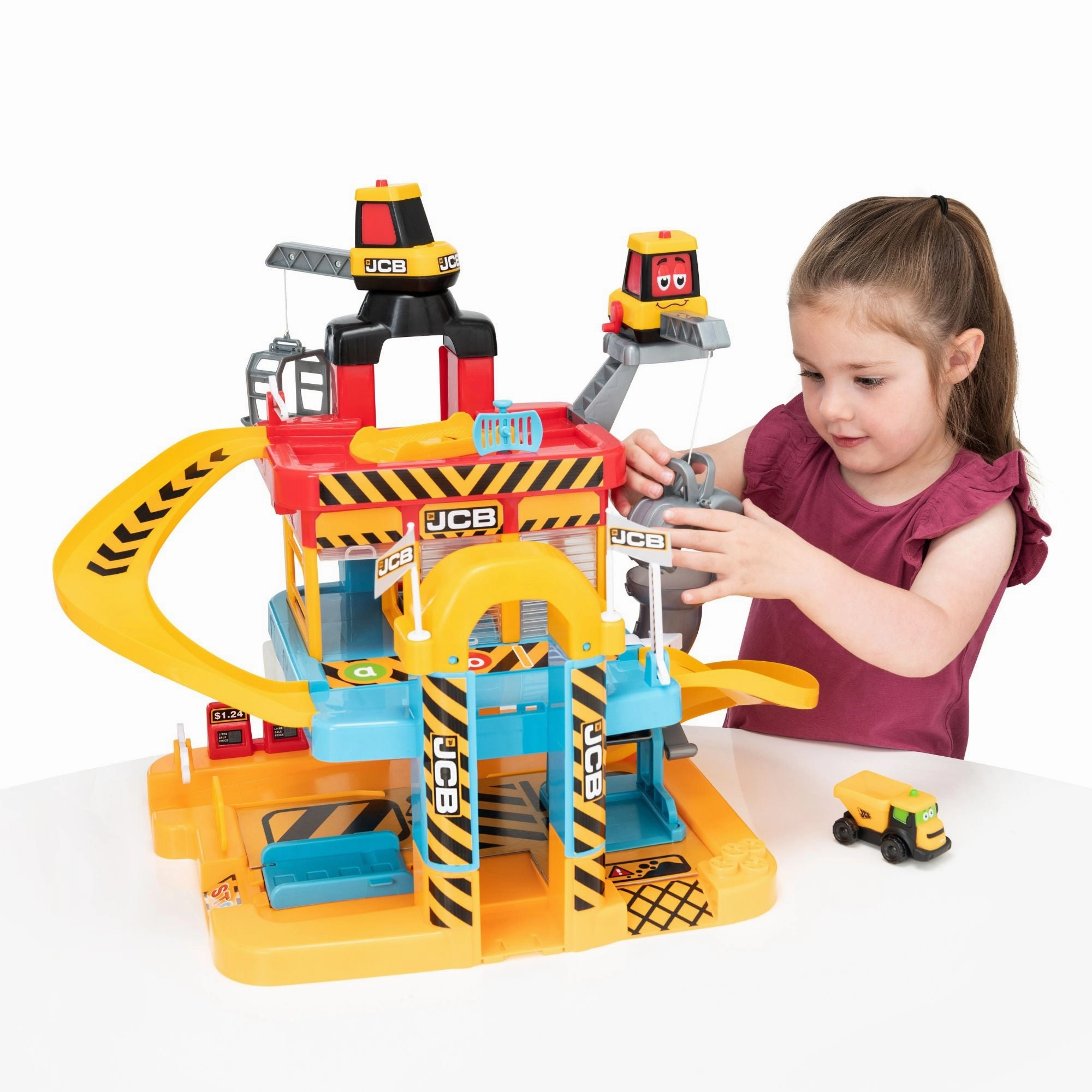 Teamsterz JCB My First 3 Level Garage - Includes Dougie Dump Truck