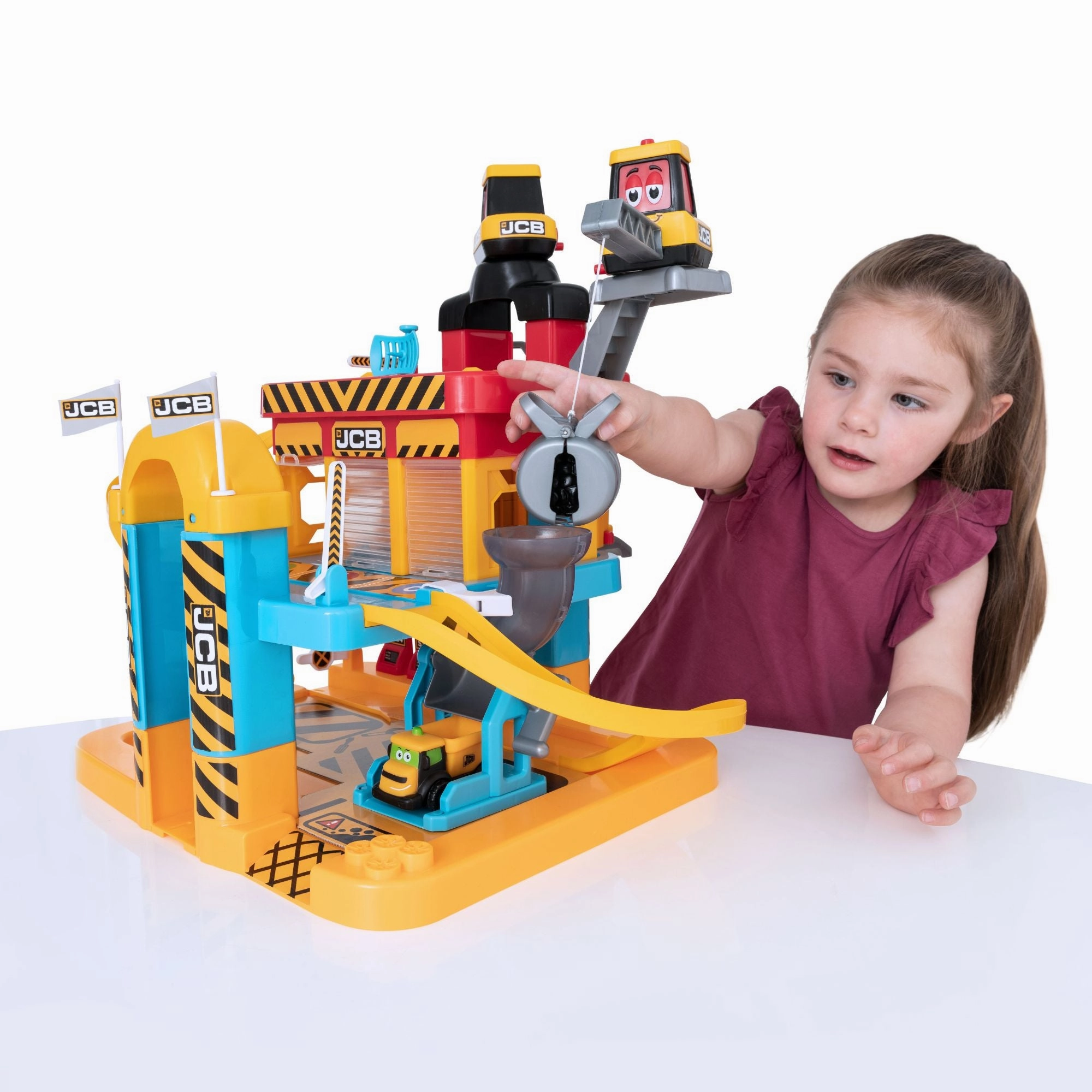 Teamsterz JCB My First 3 Level Garage - Includes Dougie Dump Truck