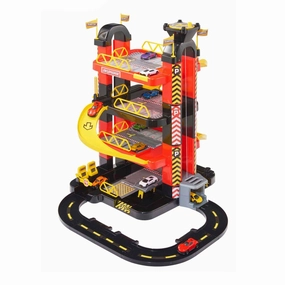 Teamsterz Metro City 4 Level Tower Garage - Includes 5 Die Cast Cars