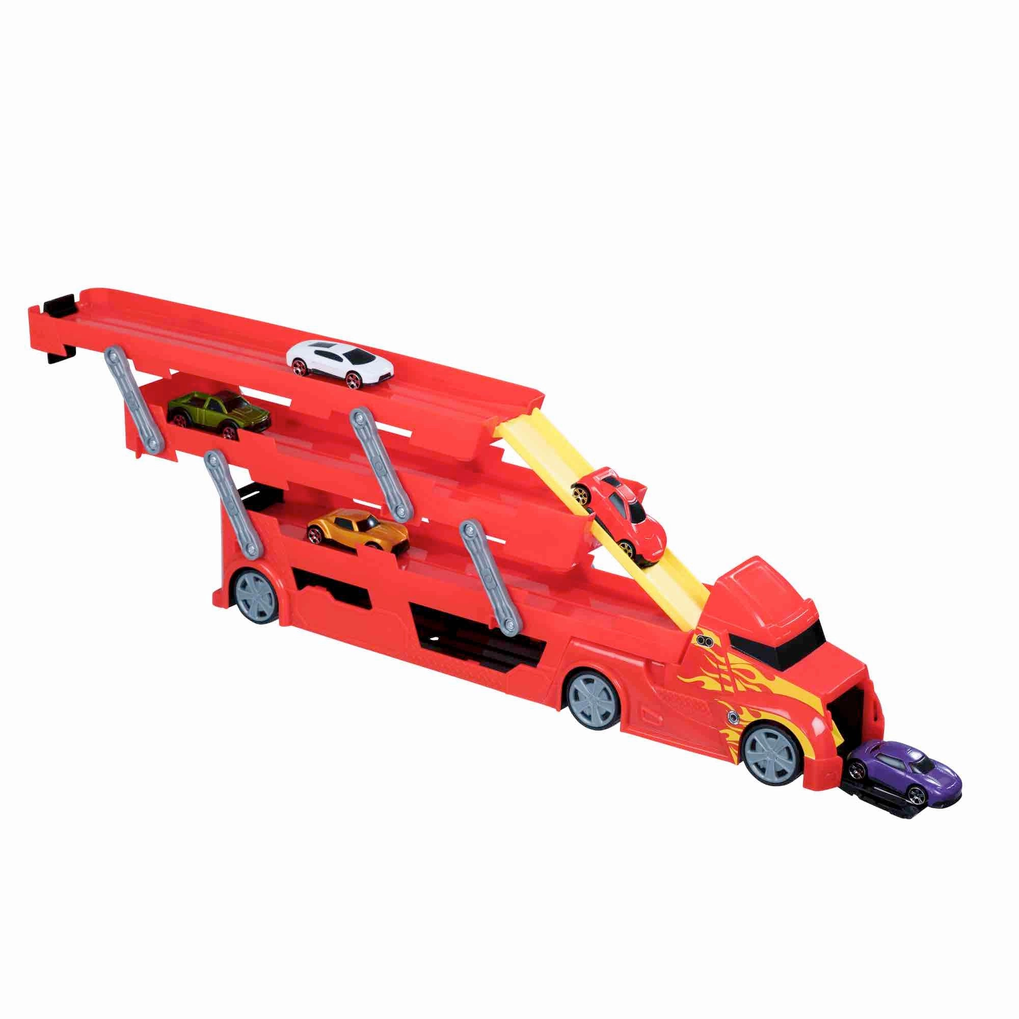 Teamsterz Metro City Launcher Transporter - Includes Five 3" Die-Cast Cars