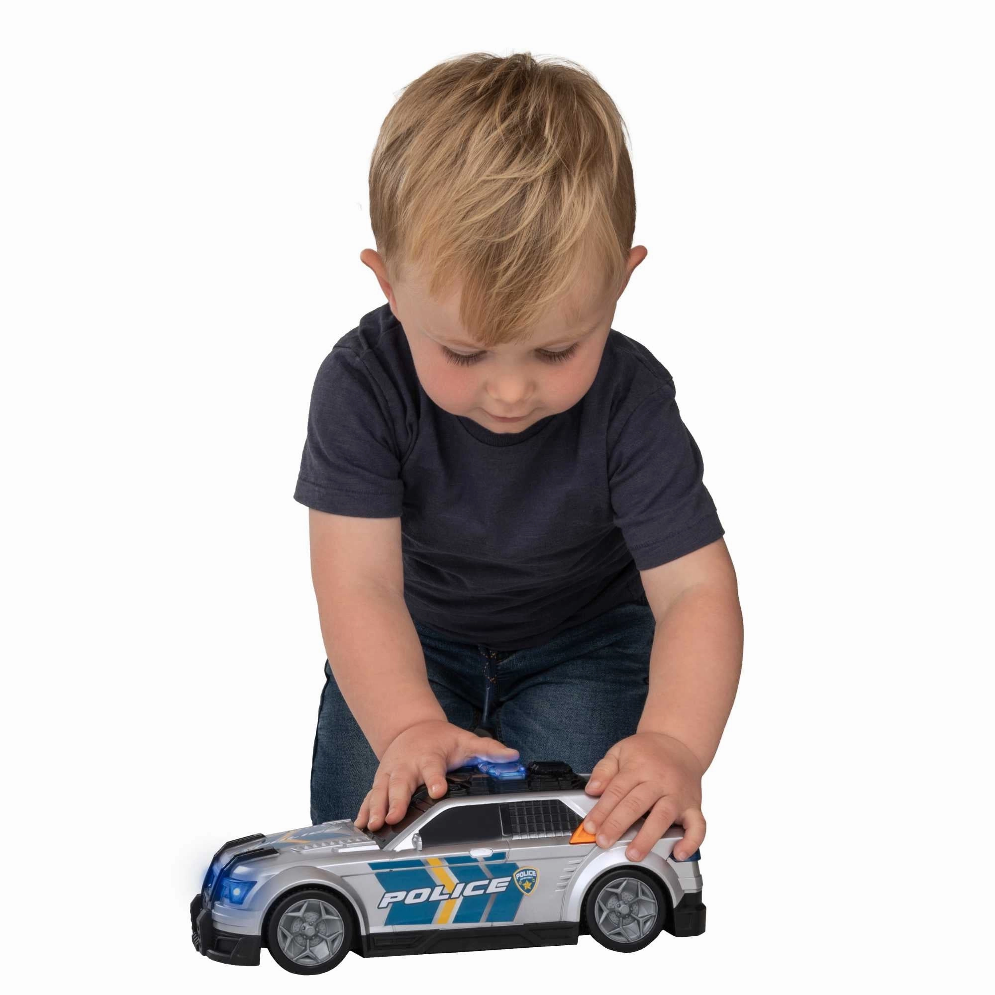 Teamsterz Mighty Machines Light & Sound Police Interceptor Car