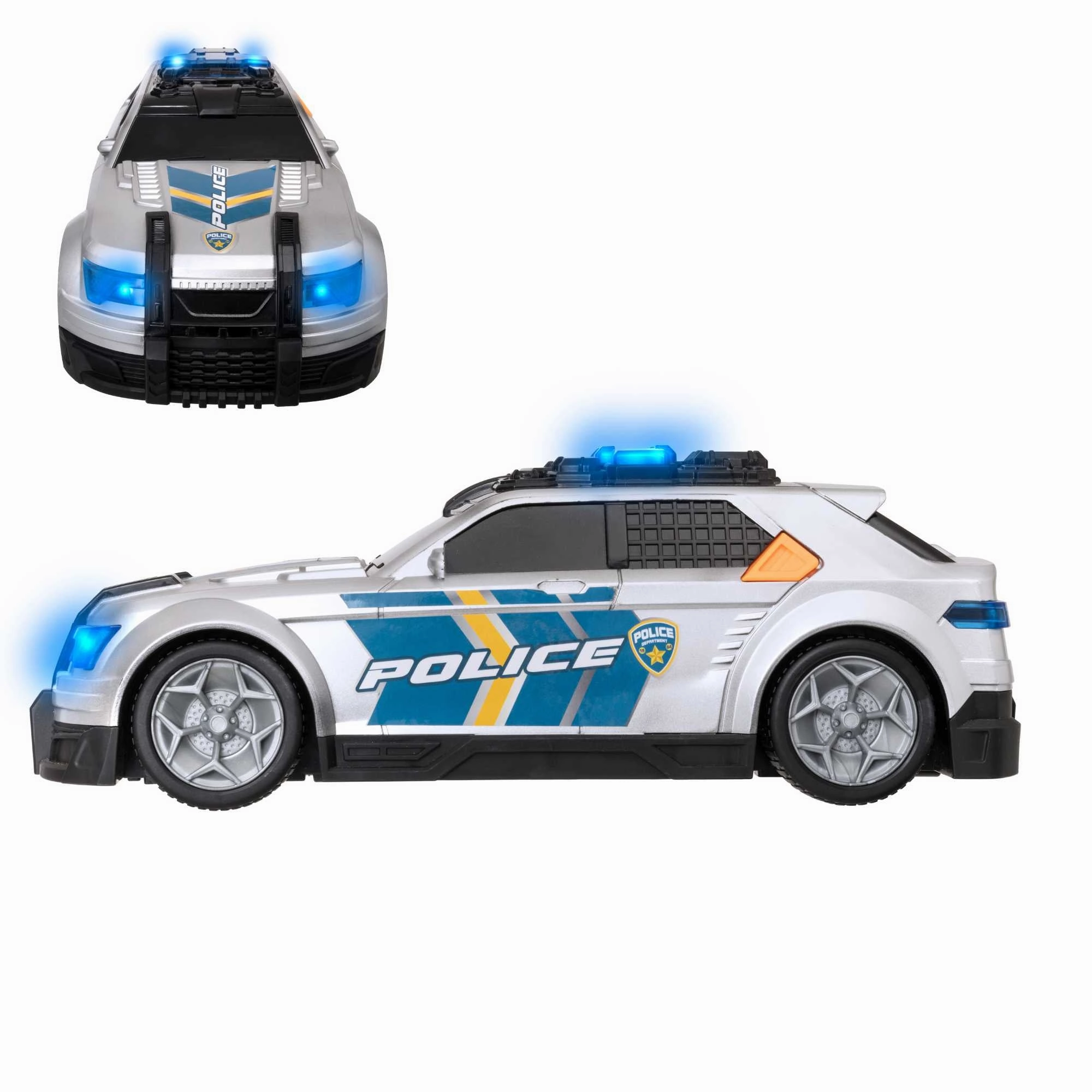 Teamsterz Mighty Machines Light & Sound Police Interceptor Car