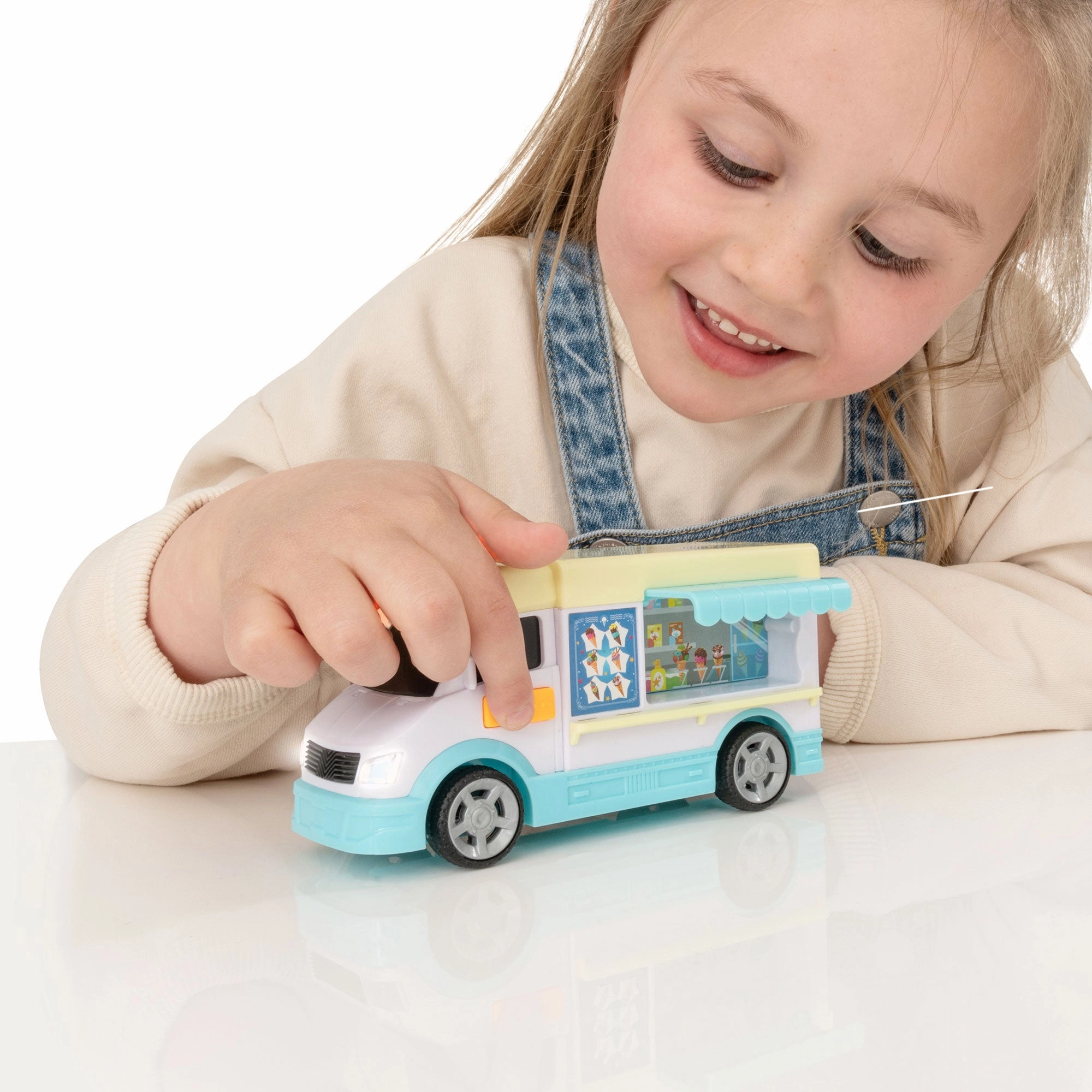 Teamsterz Mighty Machines Small Light & Sound Ice Cream Truck