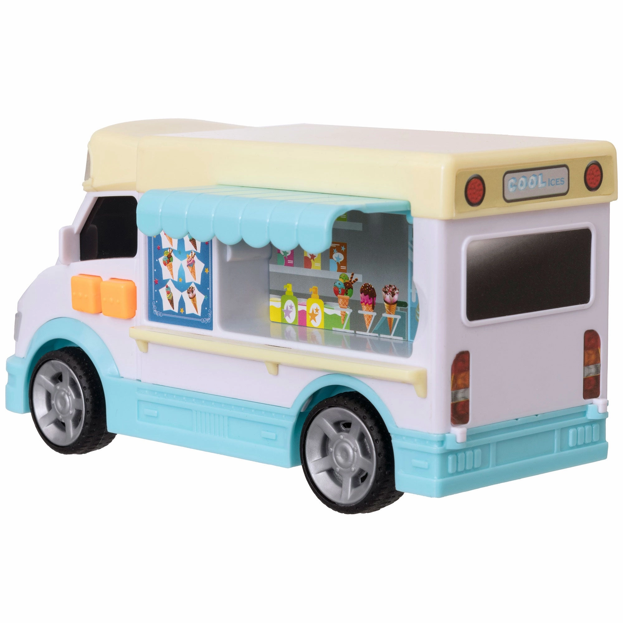 Teamsterz Mighty Machines Small Light & Sound Ice Cream Truck