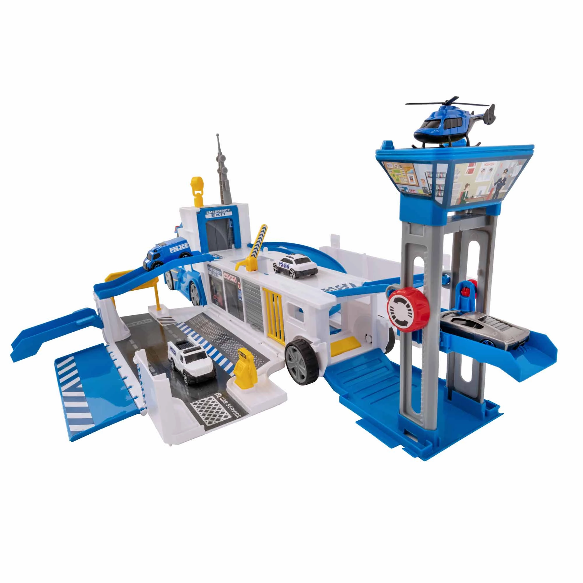 Teamsterz Police Command Toy Truck | Includes 3 Cars