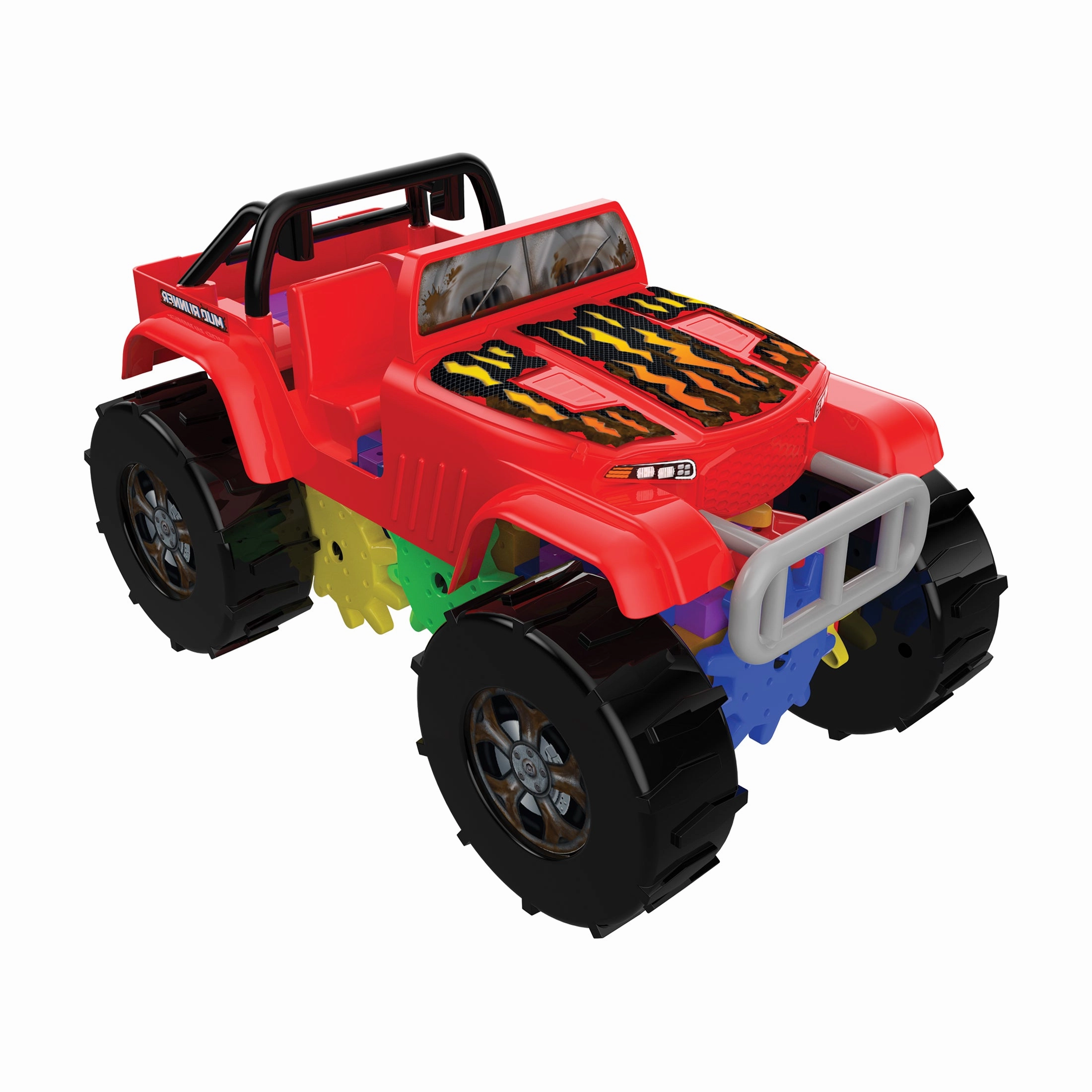 Techno Gears Mud Runner Monster Truck Construction Set - 60  Pieces