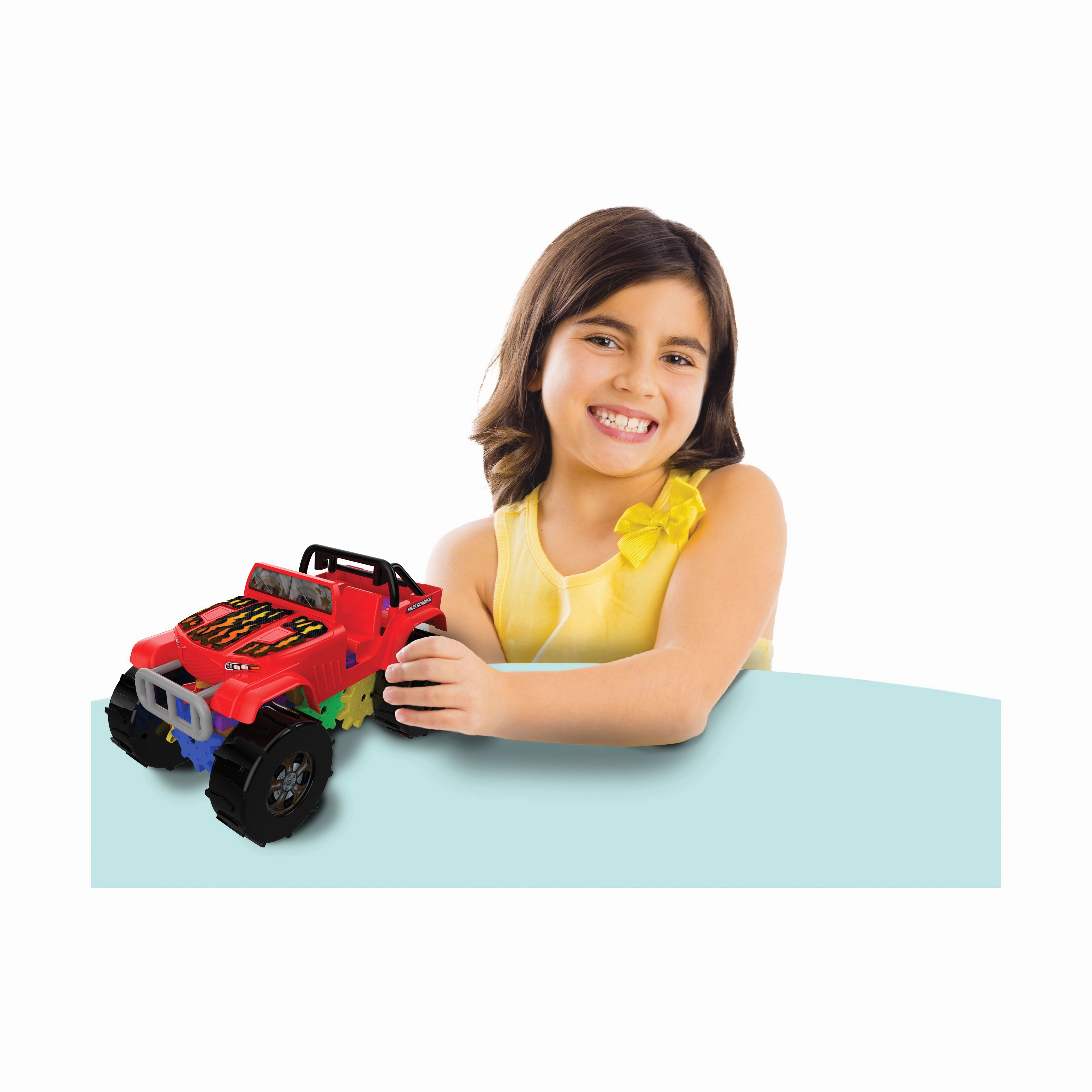 Techno Gears Mud Runner Monster Truck Construction Set - 60  Pieces