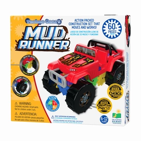 Techno Gears Mud Runner Monster Truck Construction Set - 60  Pieces