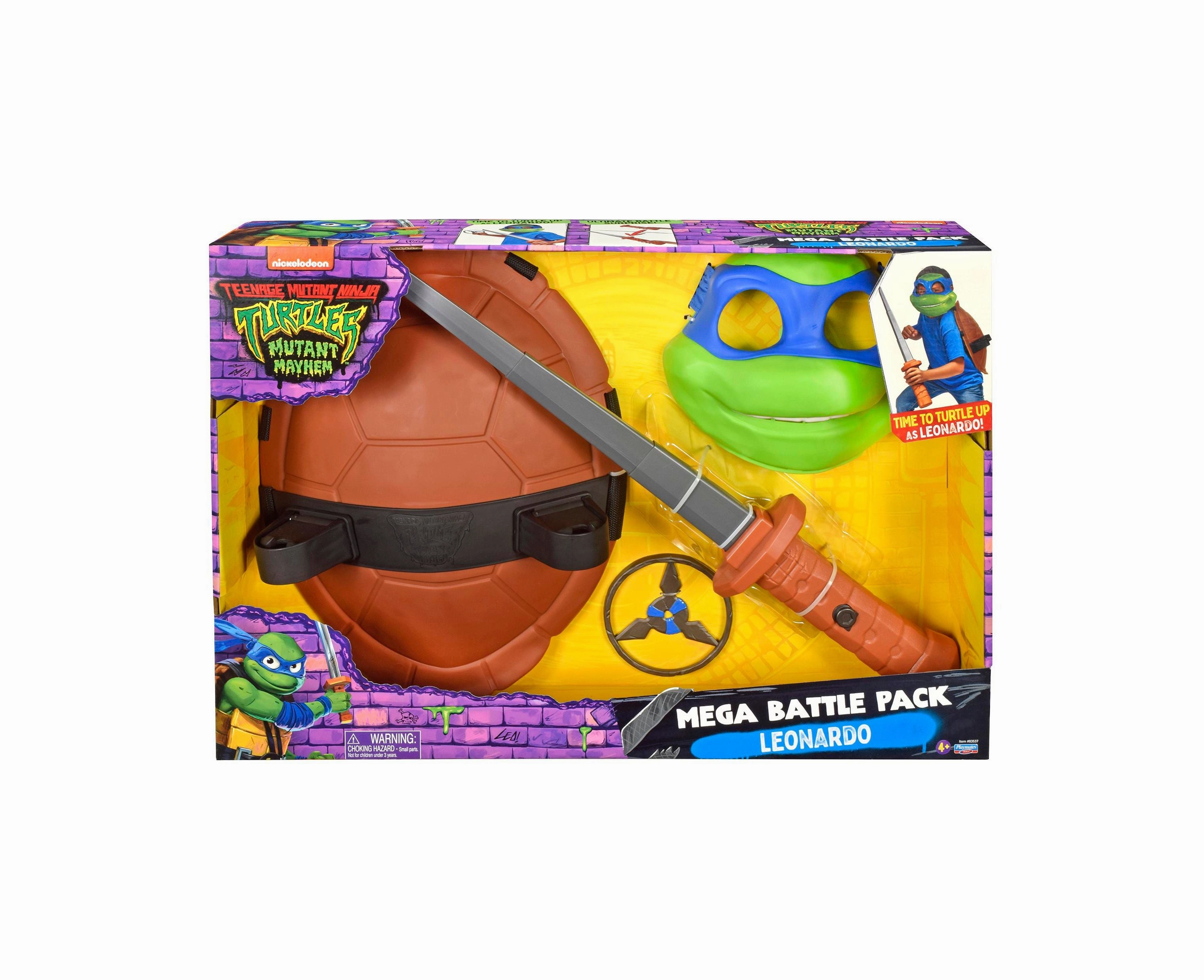 Teenage Mutant Ninja Turtles Leonardo Mega Role Play Set - Blue