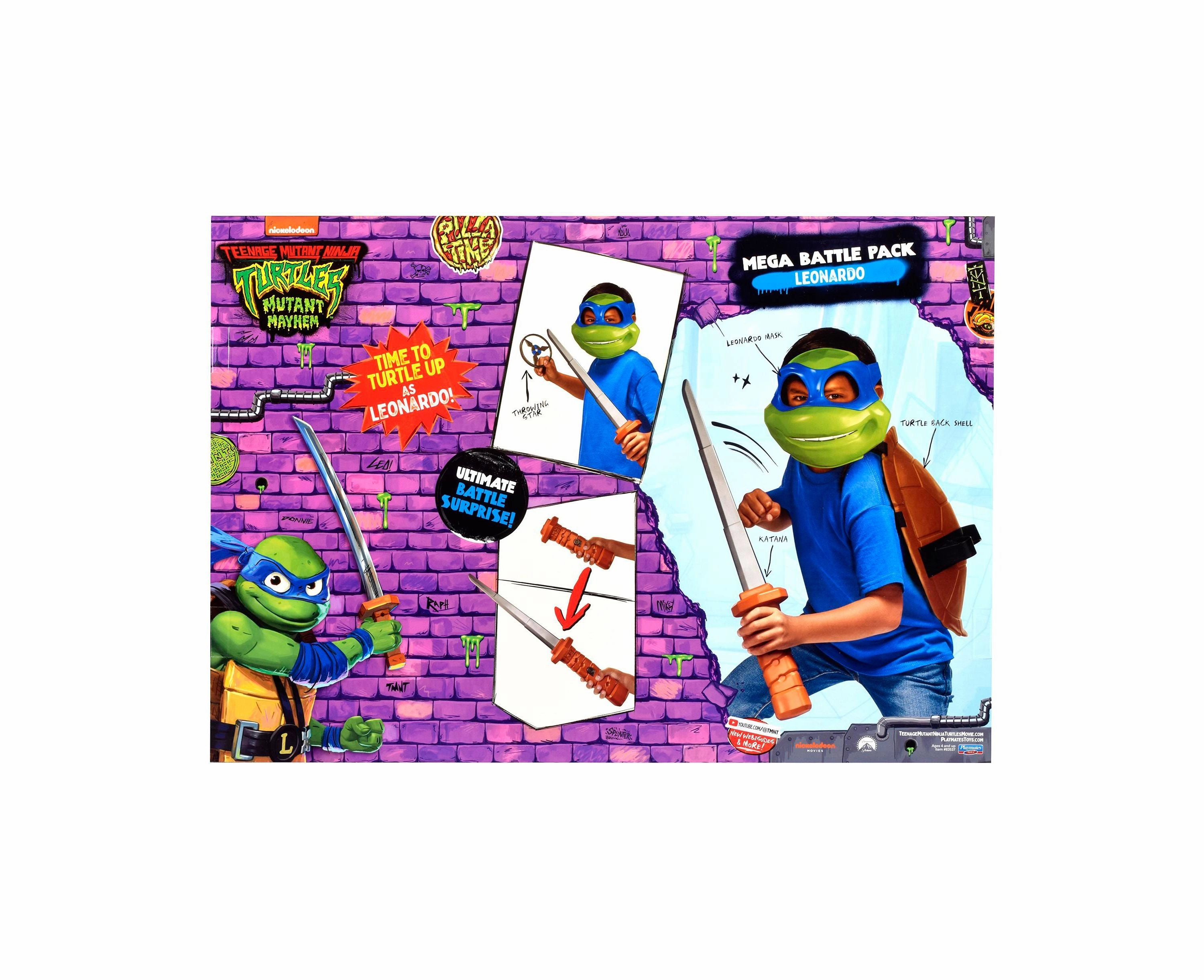 Teenage Mutant Ninja Turtles Leonardo Mega Role Play Set - Blue