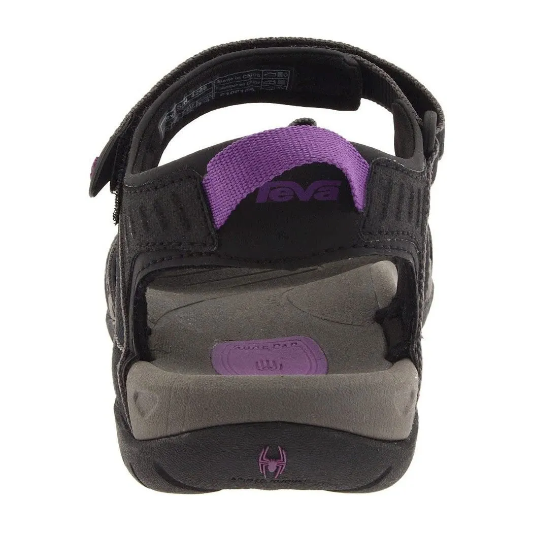Teva Women's Tirra Black/Grey Fabric