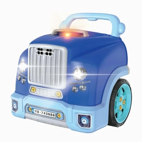 The Bubble Factory Interactive Motor Car Engine Workshop - Blue