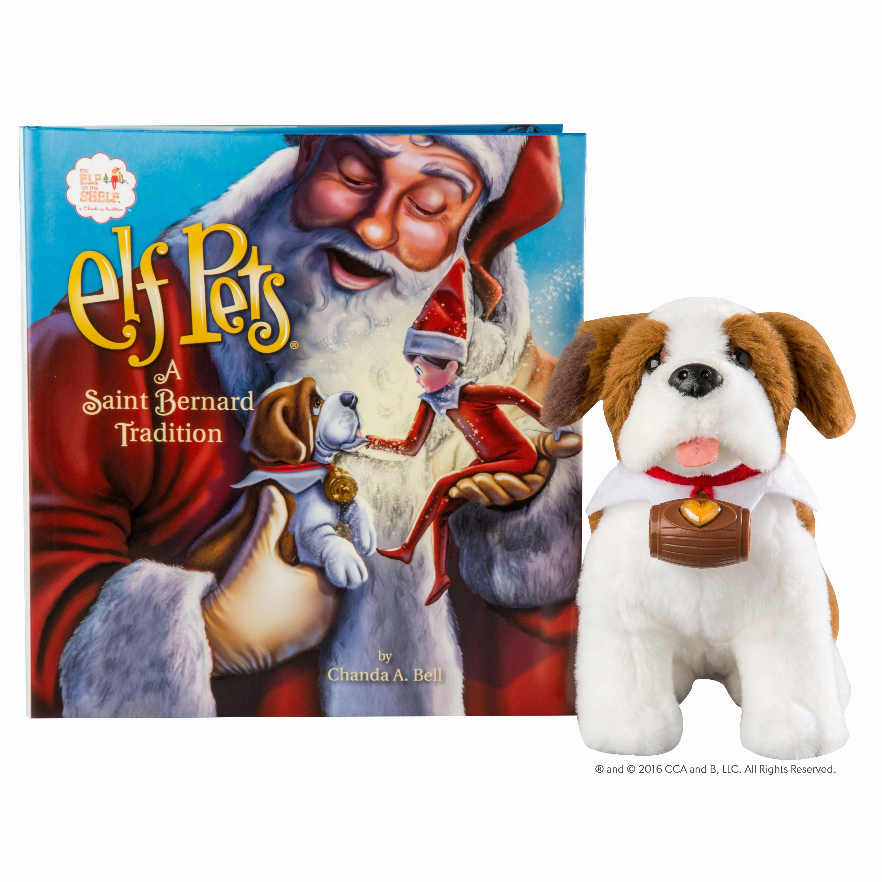 The Elf On The Shelf Elf Pets Saint Bernard