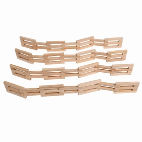 The Freckled Frog Wooden Fences Playset - Set of 4