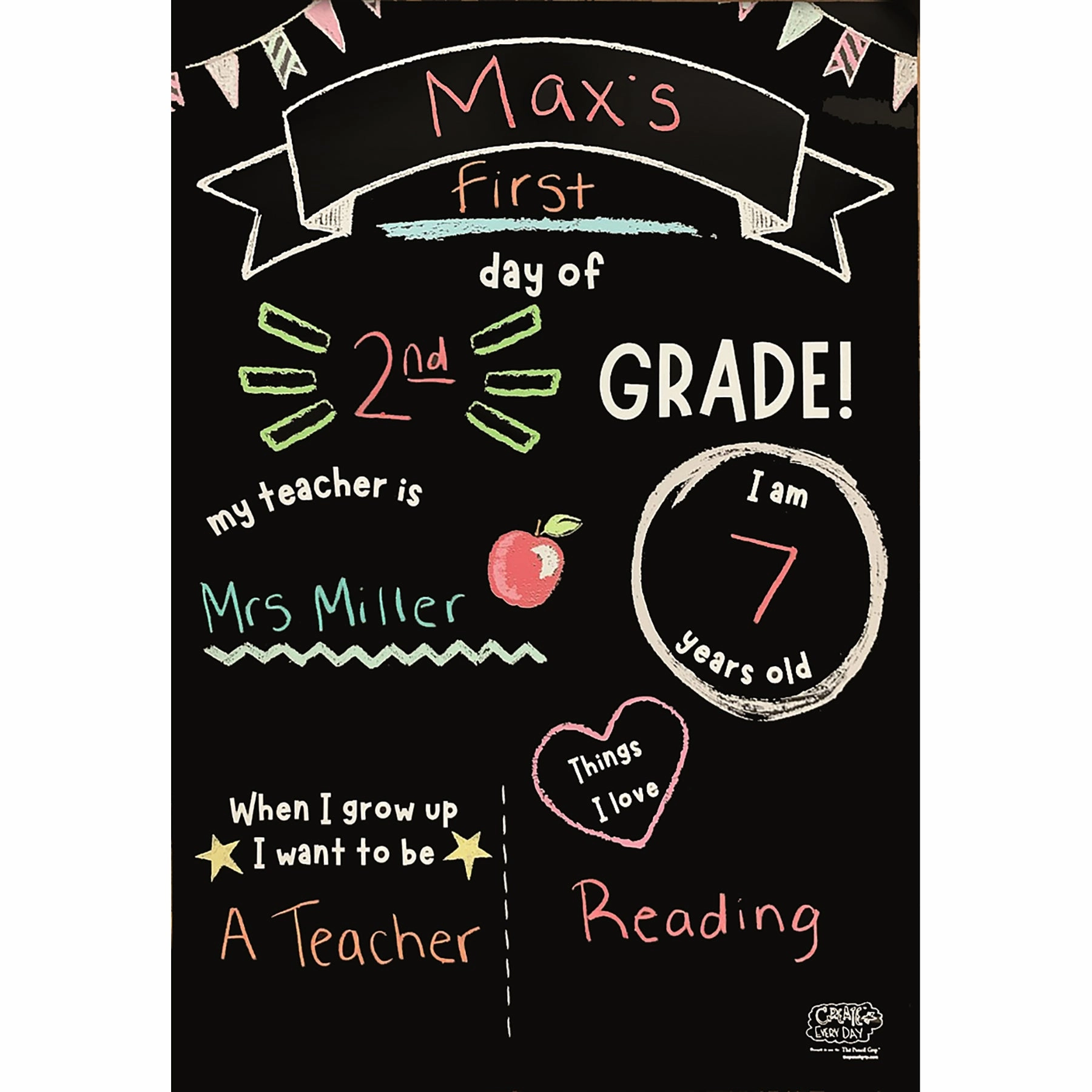 The Pencil Grip Activity Playmat - School Milestones - Pack of 6