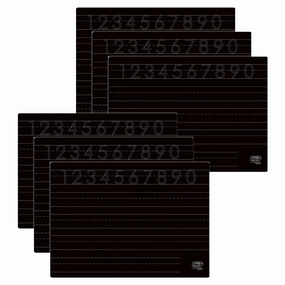 The Pencil Grip Double-Sided Activity Playmat - Numbers & Shapes, 6-Pack