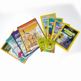 Three Little Twigs Discovery Bundle: 10pc Coloring and Quiz Set for Kids 4 