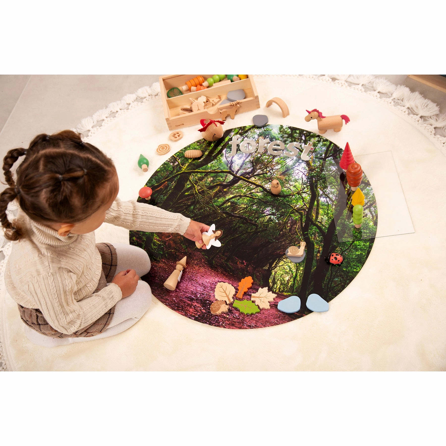 TickiT Forest Discovery Play Mat - Enchanted Woodland Theme
