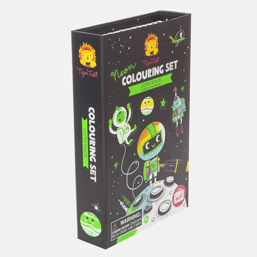Tiger Tribe Colouring outer space