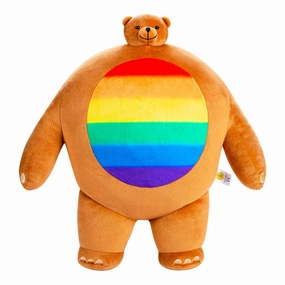 Tiny Headed Kingdom 15 inch Rainbow Pride Plush Bear - Multicolor