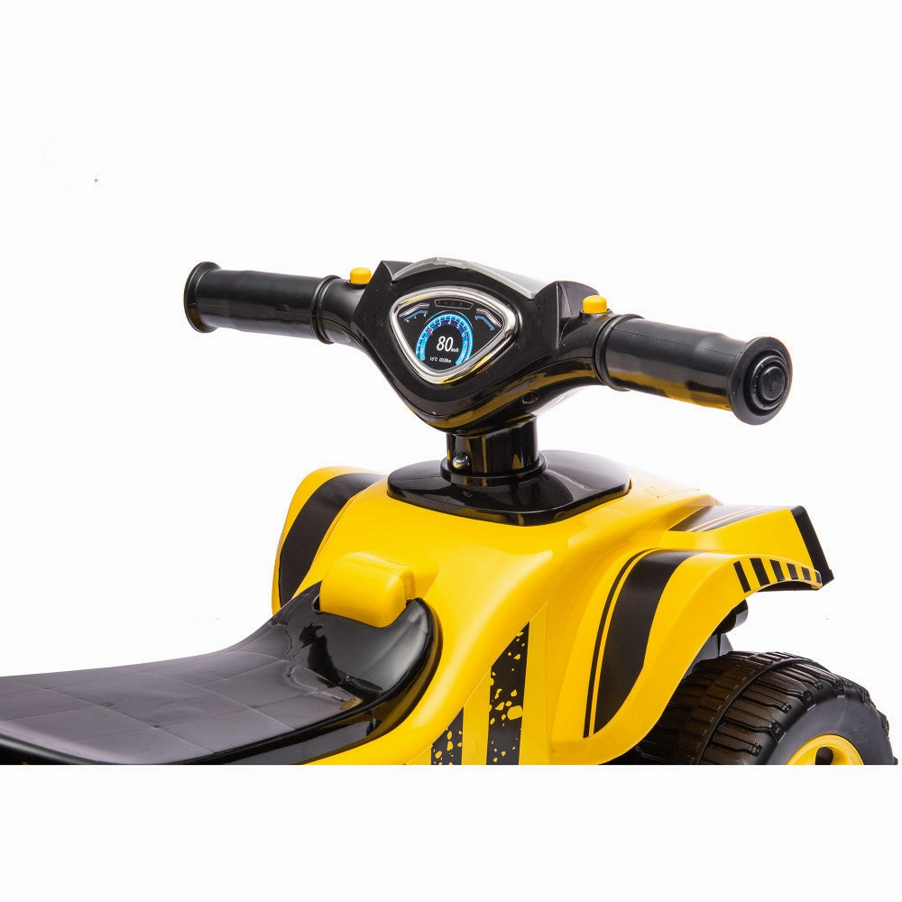 Tonka - Quad Push Car, Yellow - Foot-To-Floor Ride-On for Toddlers 12mo 