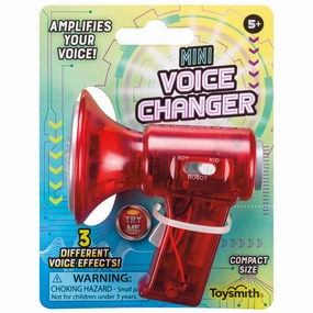 Toysmith Tech Gear Mini Voice Changer - Multi Effects - Assorted Colors