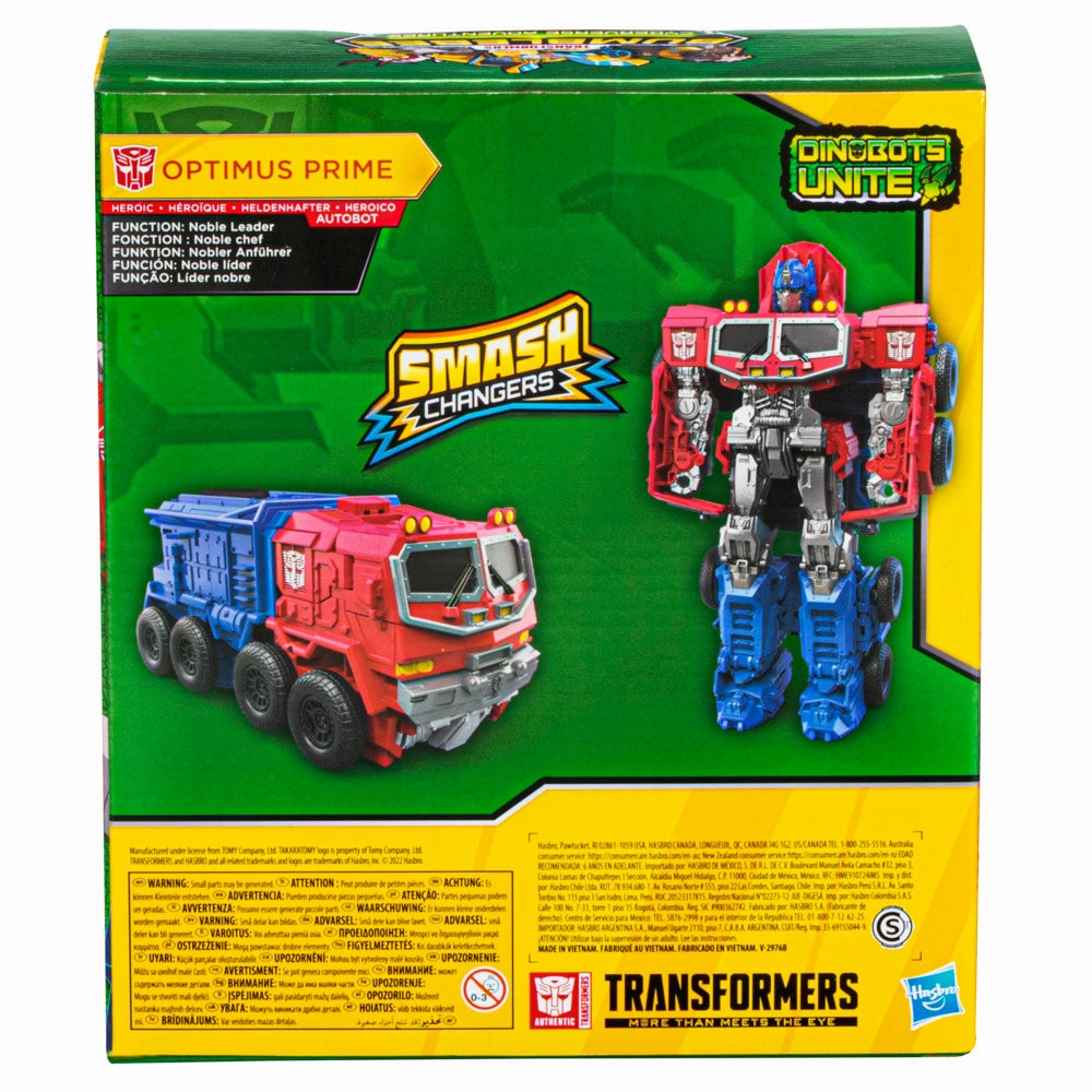 Transformers Bumblebee Cyberverse Adventures Dinobots Unite Smash Changer Optimus Prime