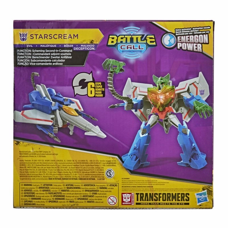 Transformers Cyberverse Battle Call Trooper Class Figure Starscream