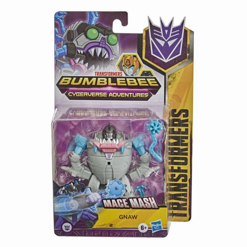 Transformers Cyberverse Warrior Class Figure Mace Mash Gnaw