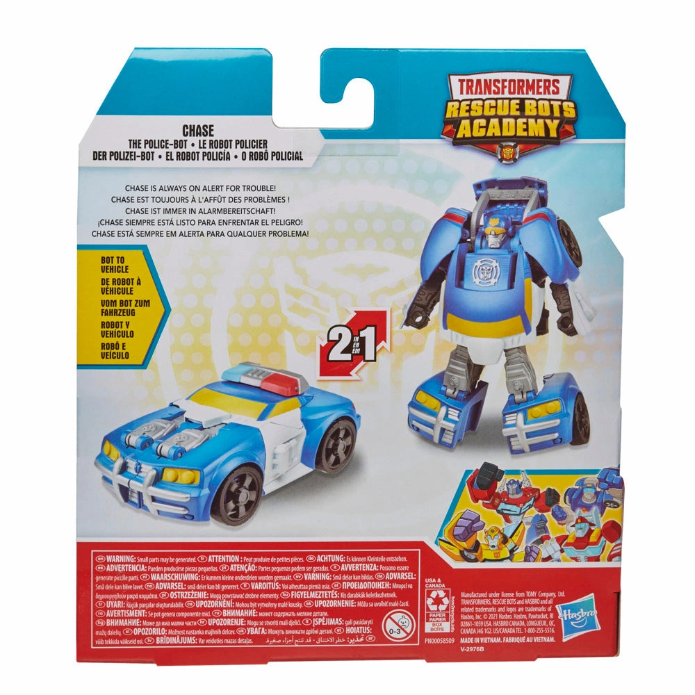 Transformers Rescue Bots Academy Classic Heroes Team Chase The Police-Bot