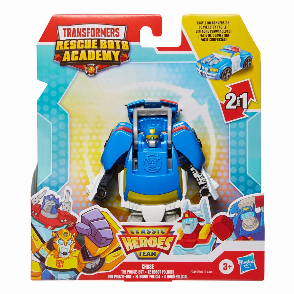 Transformers Rescue Bots Academy Classic Heroes Team Chase The Police-Bot