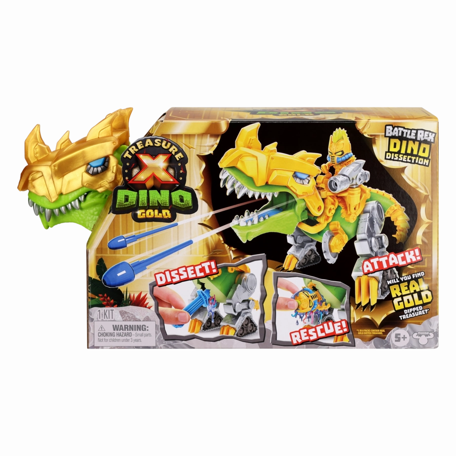 Treasure X Dino Gold S5 Battle Rex Dino Dissection