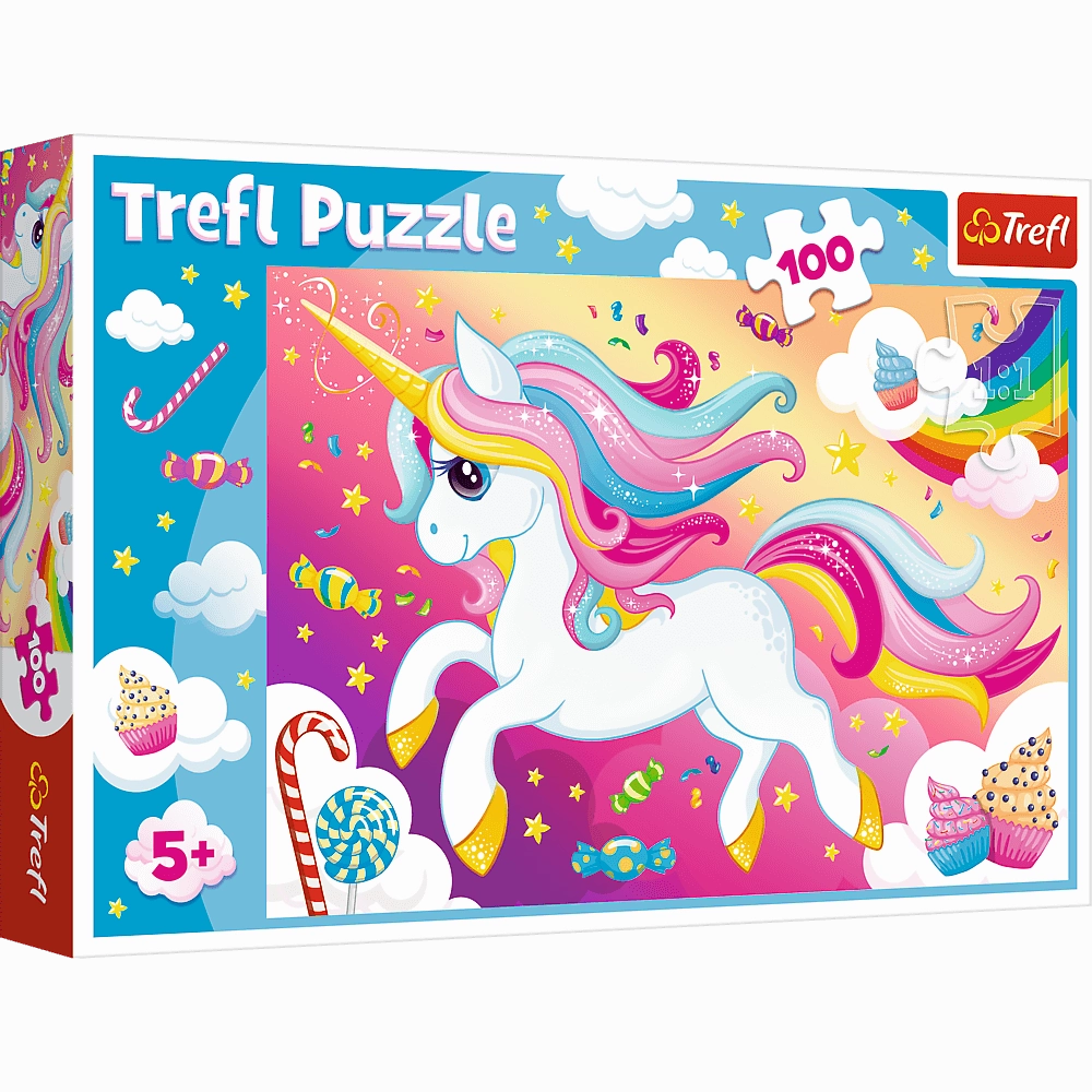 TREFL 100 PIECE PUZZLE BEAUTIFUL UNICORN