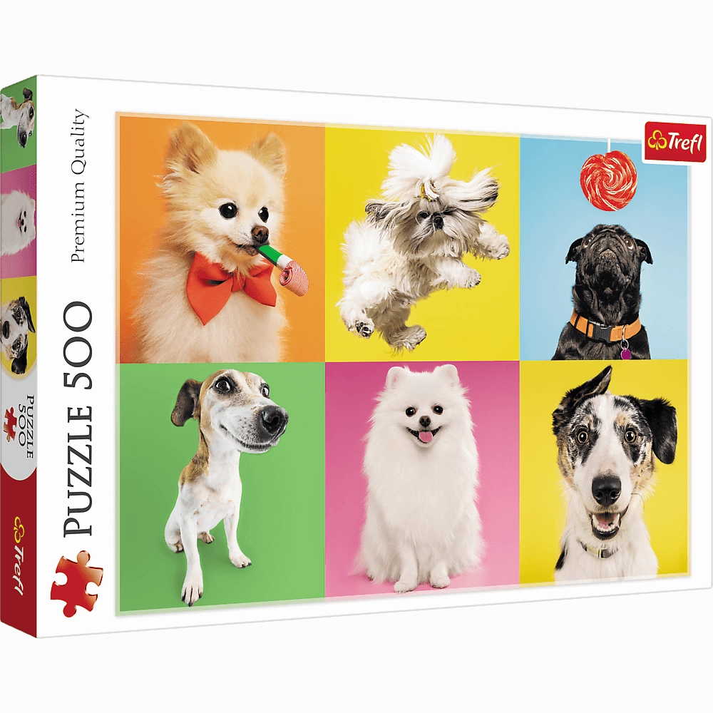 TREFL 500 PIECE PUZZLE DOGS