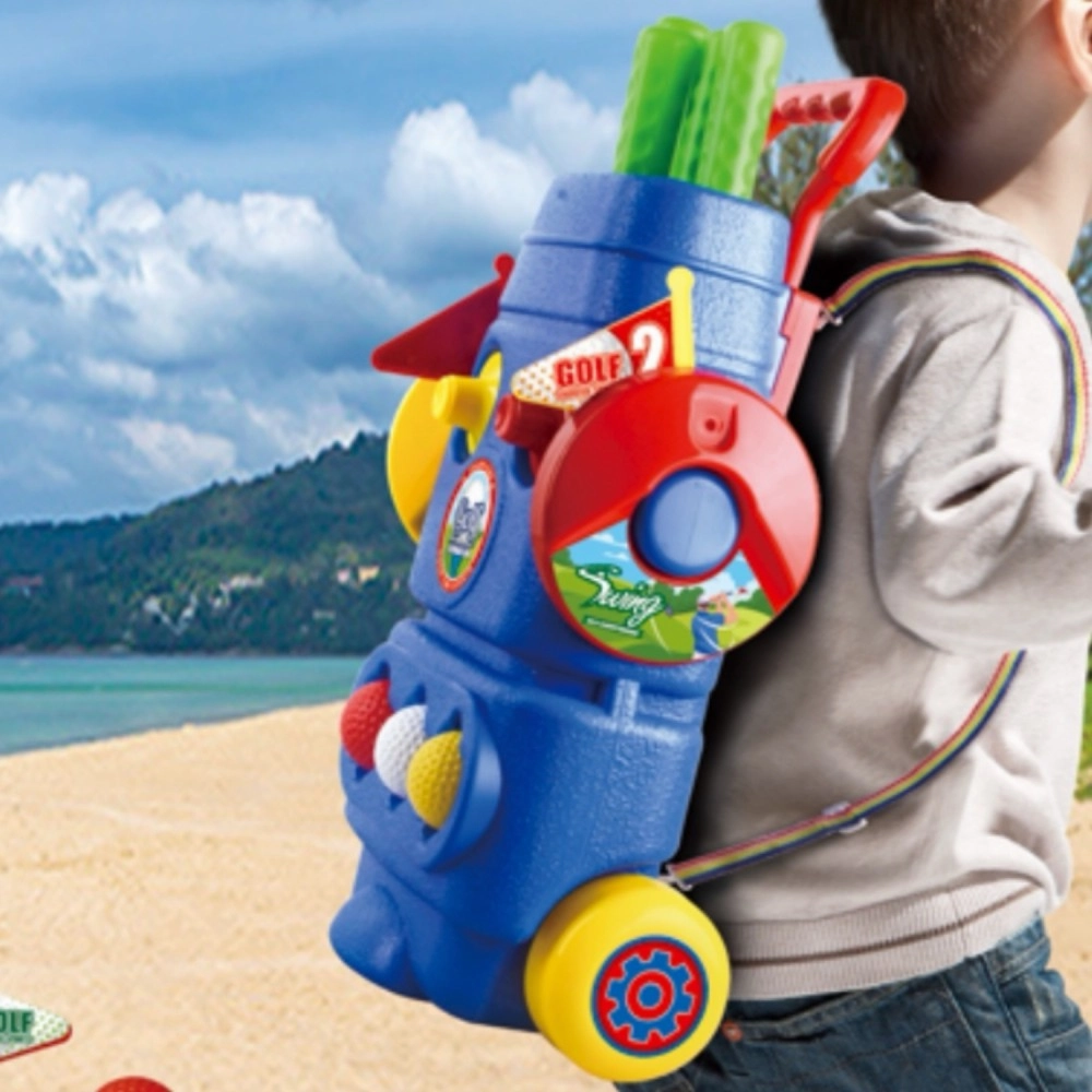 Trimate 2-in-1 Toddler Golf & Cornhole Set - Indoor/Outdoor Sports Fun