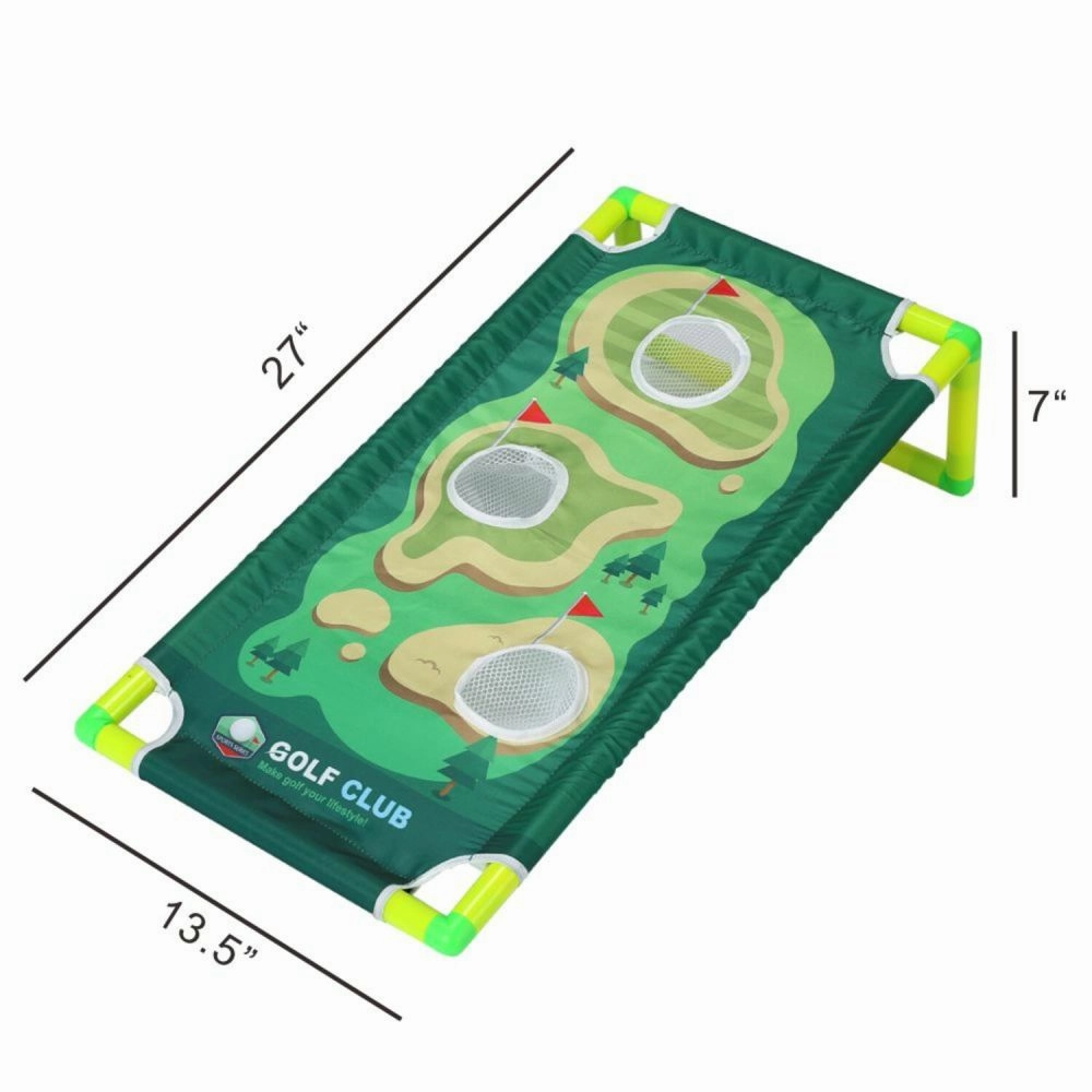 Trimate 2-in-1 Toddler Golf & Cornhole Set - Indoor/Outdoor Sports Fun