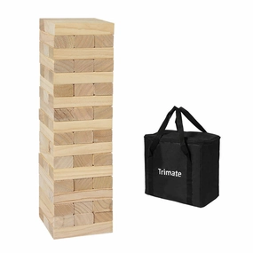 Trimate Tumbling Tower Large - Towering Pine Wood Game