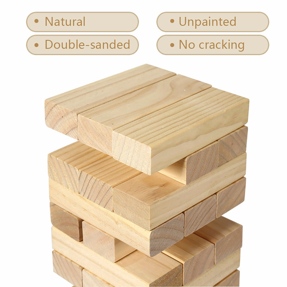 Trimate Tumbling Tower Large - Towering Pine Wood Game