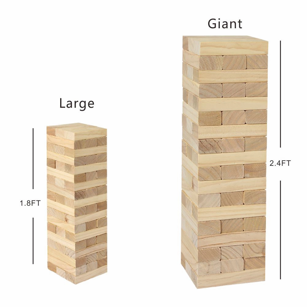 Trimate Tumbling Tower Large - Towering Pine Wood Game