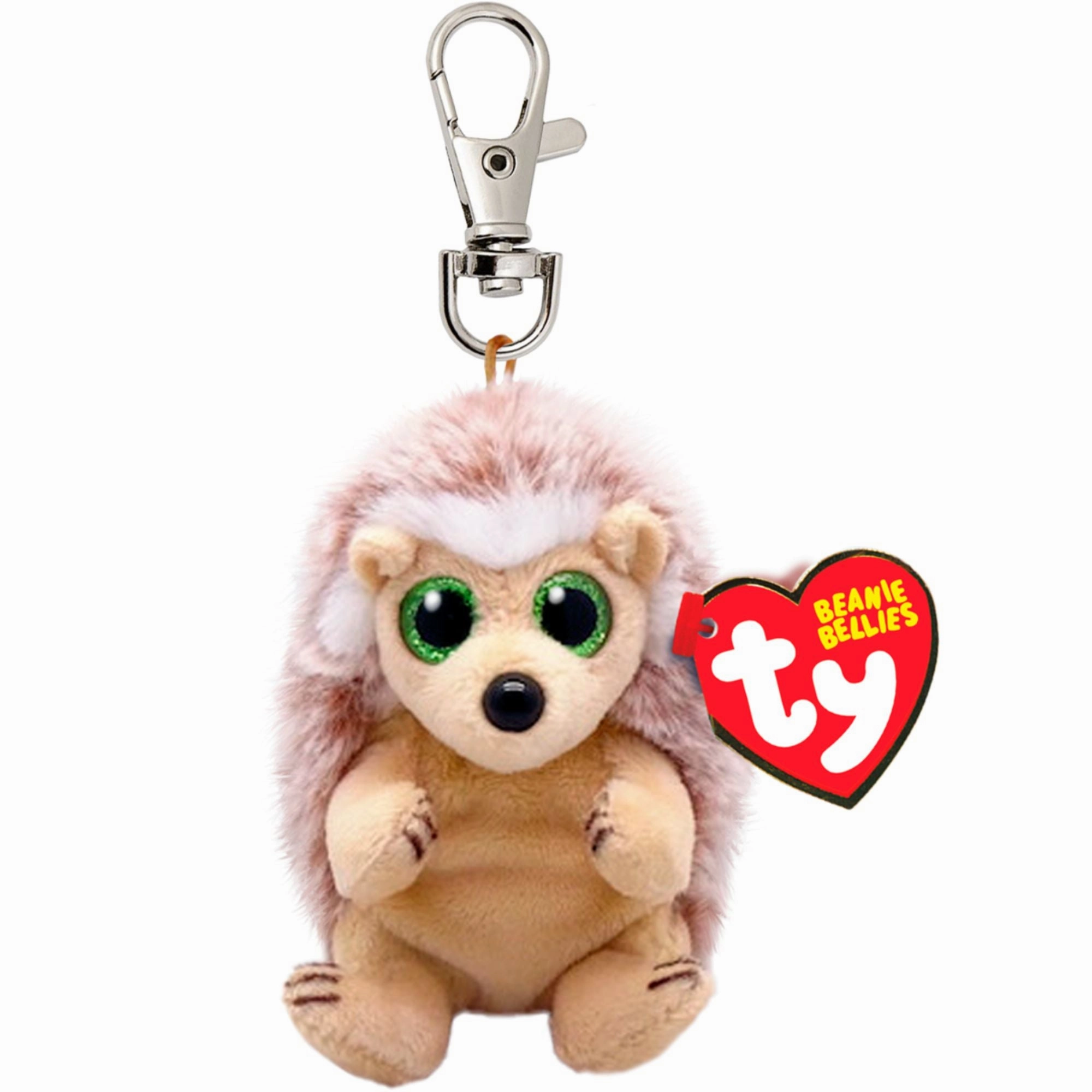 Ty Beanie Bellies Clip - Bumper Pink Hedgehog