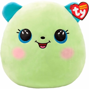 Ty Squishy Beanies 35cm - Clover Green Bear