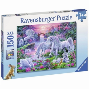 Unicorns in the Sunset Glow