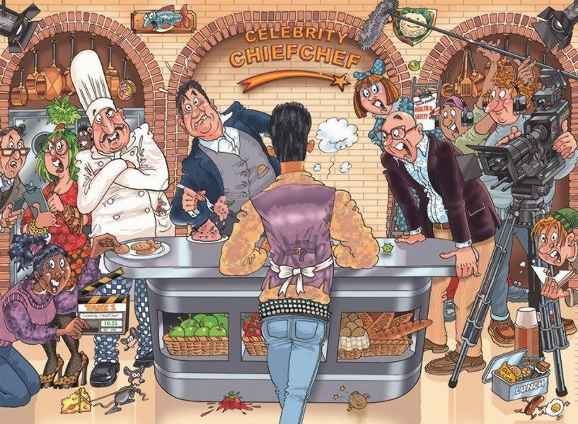 Wasgij Original 26 Celebrity Chief Chef 1000 Piece