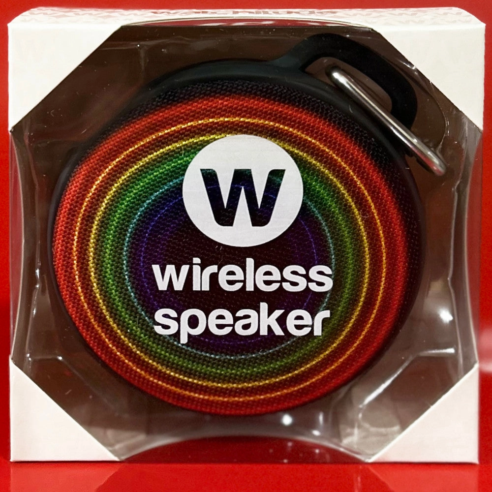 Watchitude Jammed 2 Go Rainbow Wave Round Bluetooth Speaker