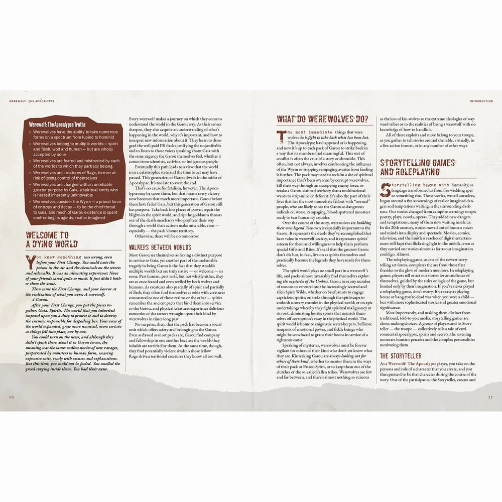 Werewolf: The Apocalypse 5th Edition - Core RPG Rulebook